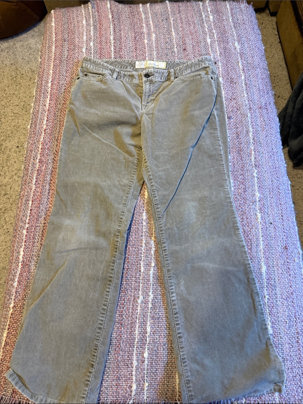 Vintage Ann Taylor Loft Womens tan Corduroy Jeans